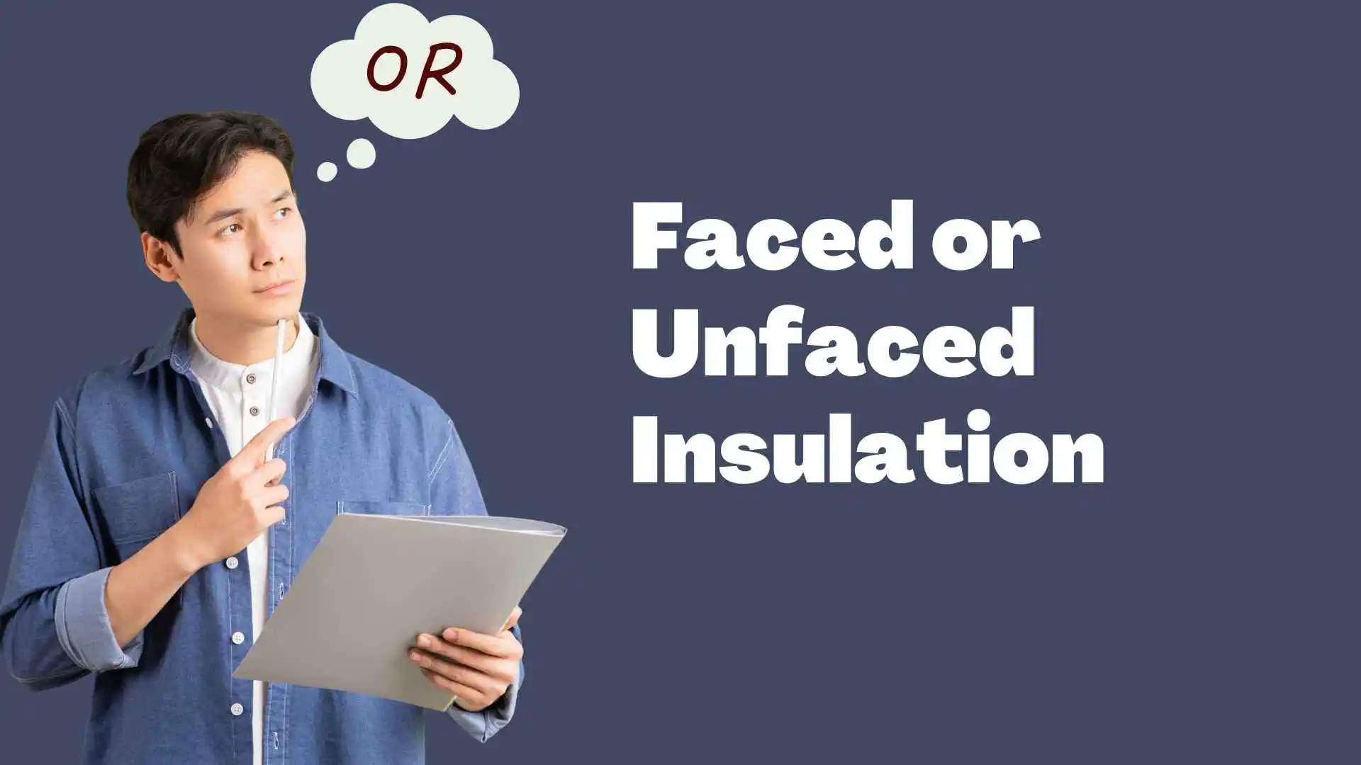 Faced or Unfaced Insulation