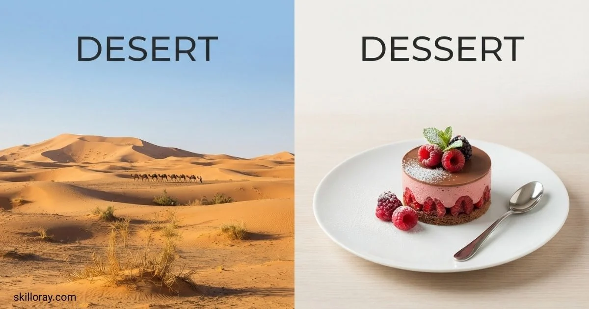 Desert or Dessert
