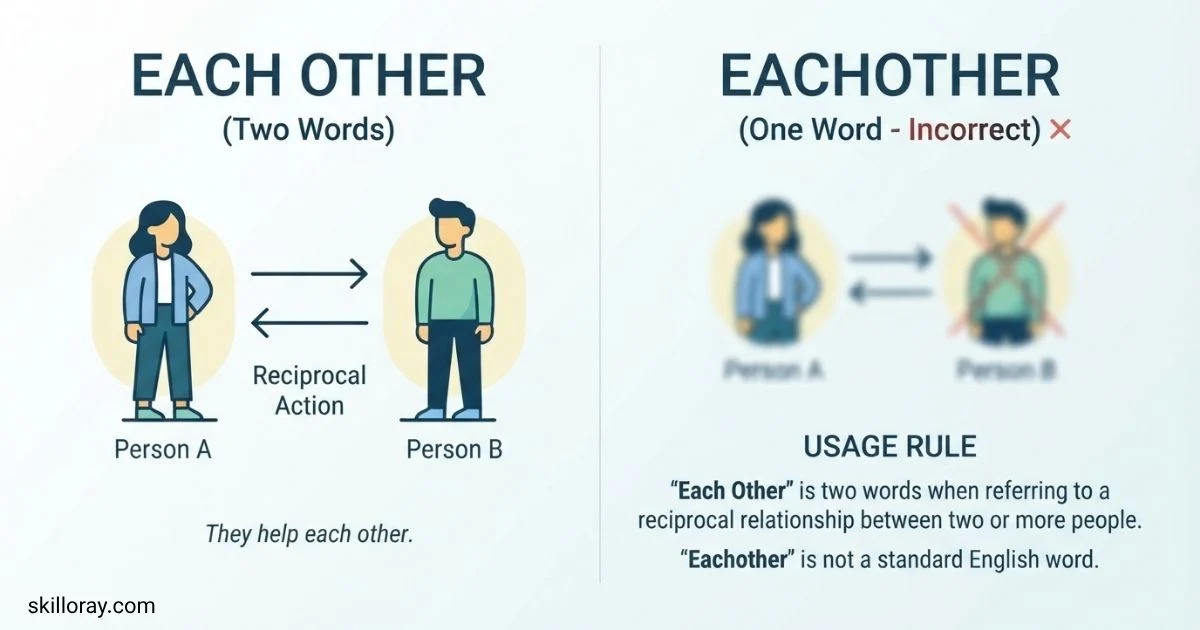 Each Other or Eachother